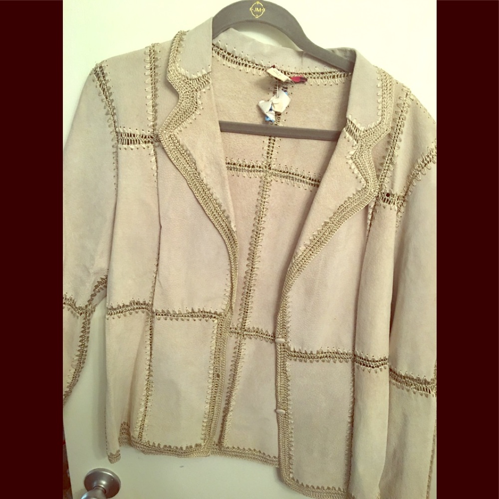 Suede coat